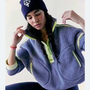 Free People Movement Half Zip Sherpa